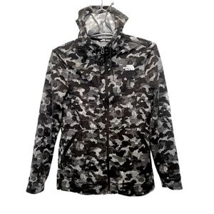 THE NORTH FACE | Women’s THE NORTH FACE Black & White Camo Zip Hoodie, Size S/P